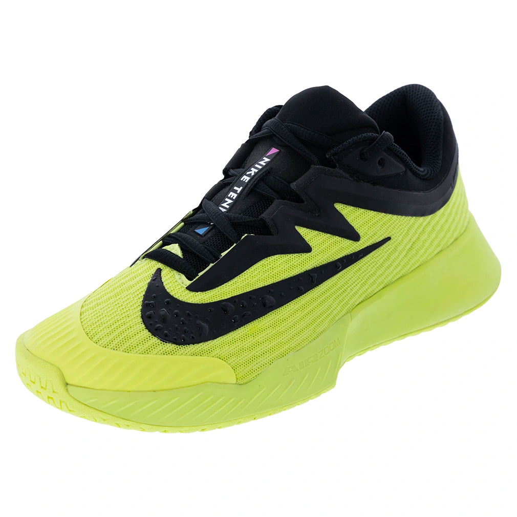 Women's Vapor Pro 3 PRM Court Shoes Lt Lemon Twist and Black