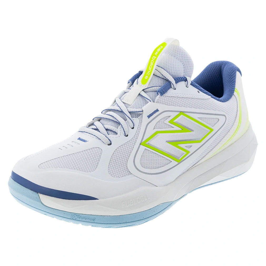 Men's FuelCell 796v5 2E Width Pickleball Shoes NB 103 White and Alkali