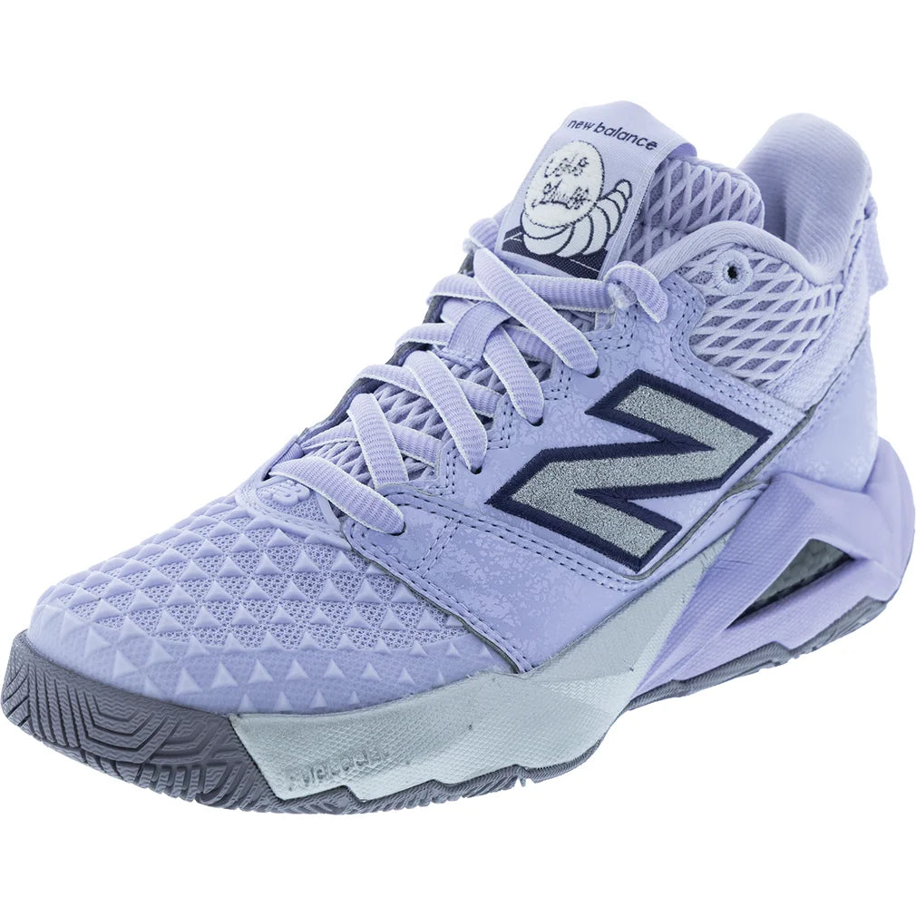 ここあ Women's Coco CG2 B Width Shoes Smoked Violet and Off-Line Grey