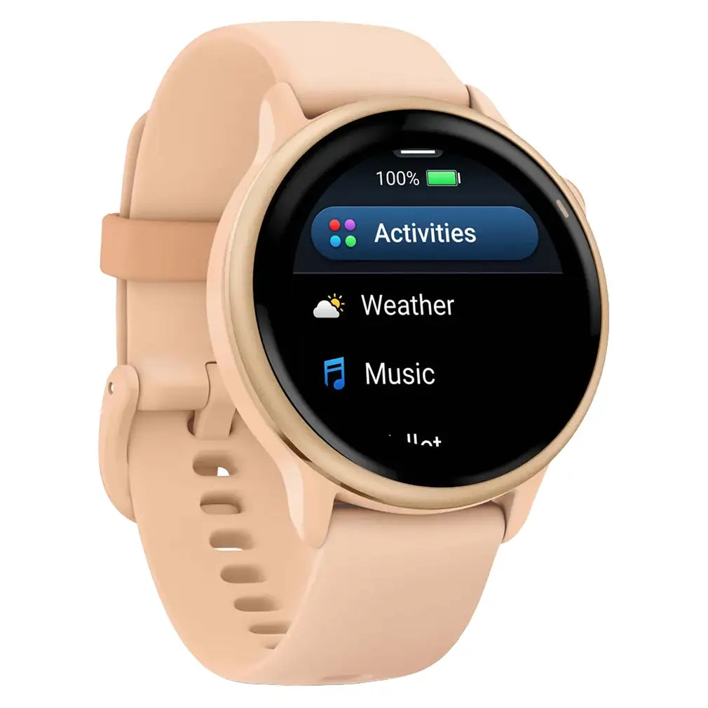 vívoactive® 6 Fitness Watch Metallic and Pink Dawn