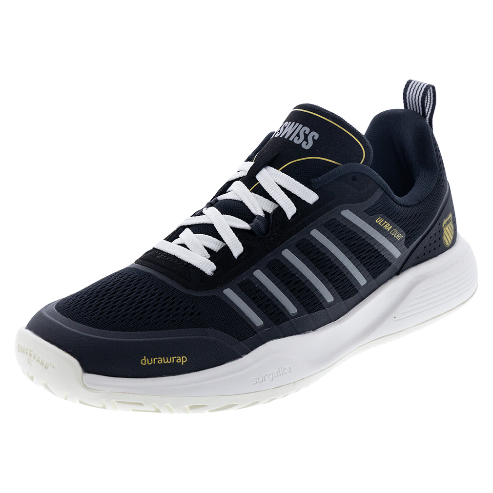 Men's Ultra Court Pickleball Shoes Moonless Night and Blanc de Blanc