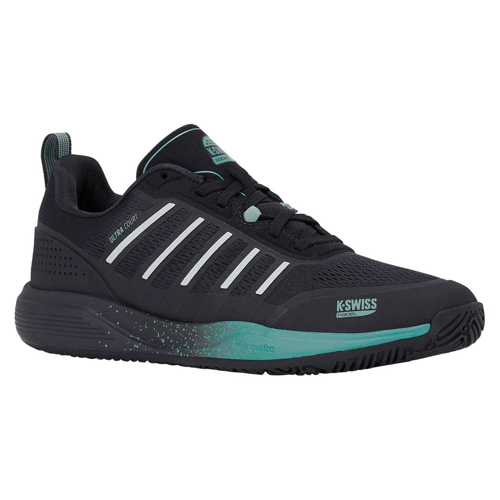 Men's Ultra Court Padel Shoes Carbon and Baltic