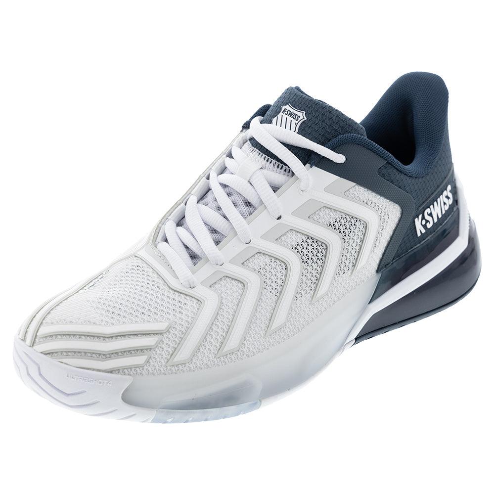 Men's Ultrashot 4 Court Shoes White and Stargazer
