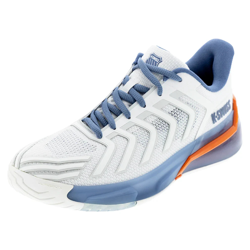 Men's Ultrashot 4 Court Shoes Lucent White and Infinity