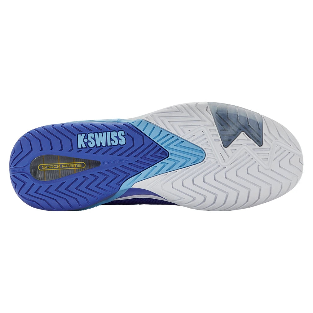 Men's Ultrashot 4 Court Shoes Dazzling Blue and White