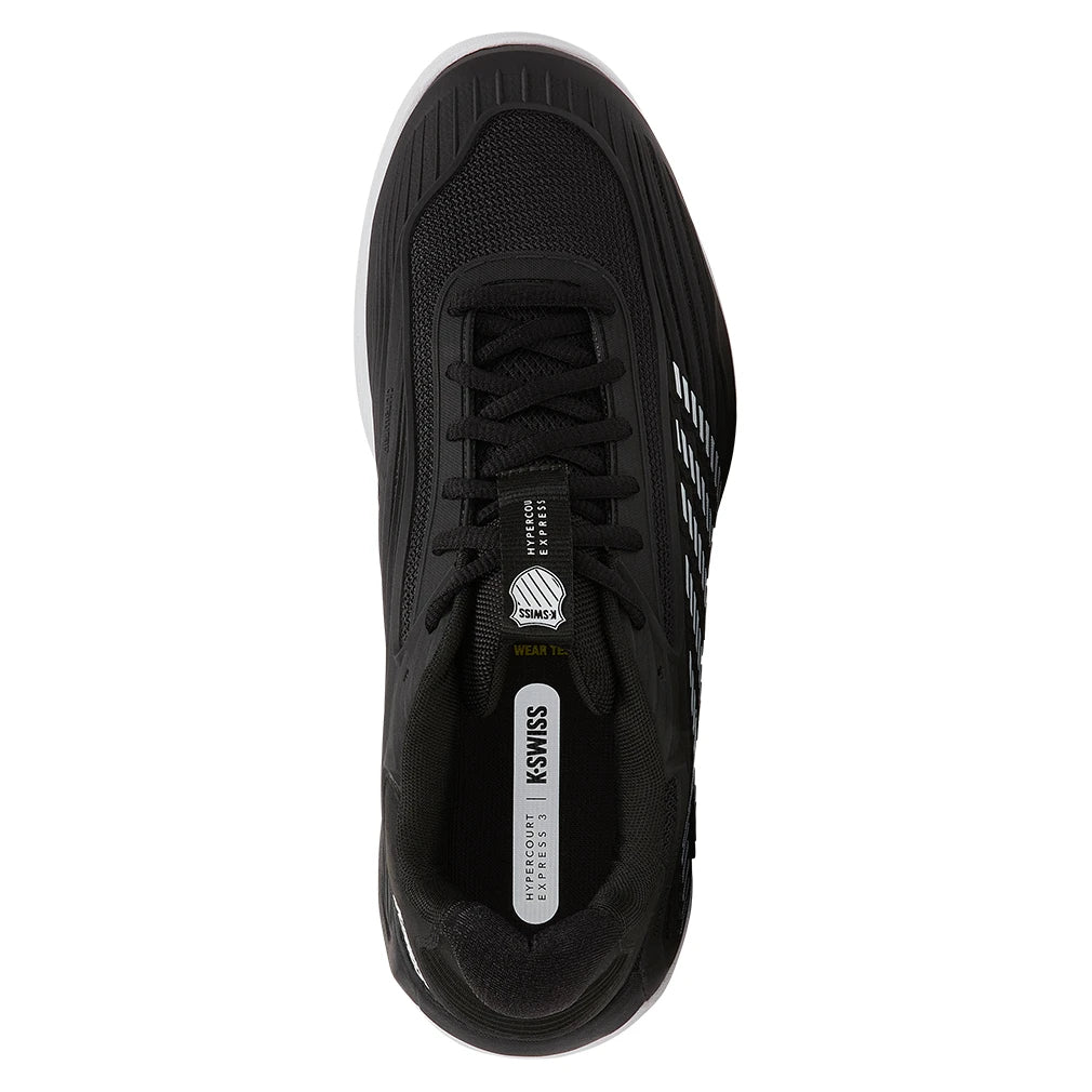 Men's Hypercourt Express 3 Shoes Black and White