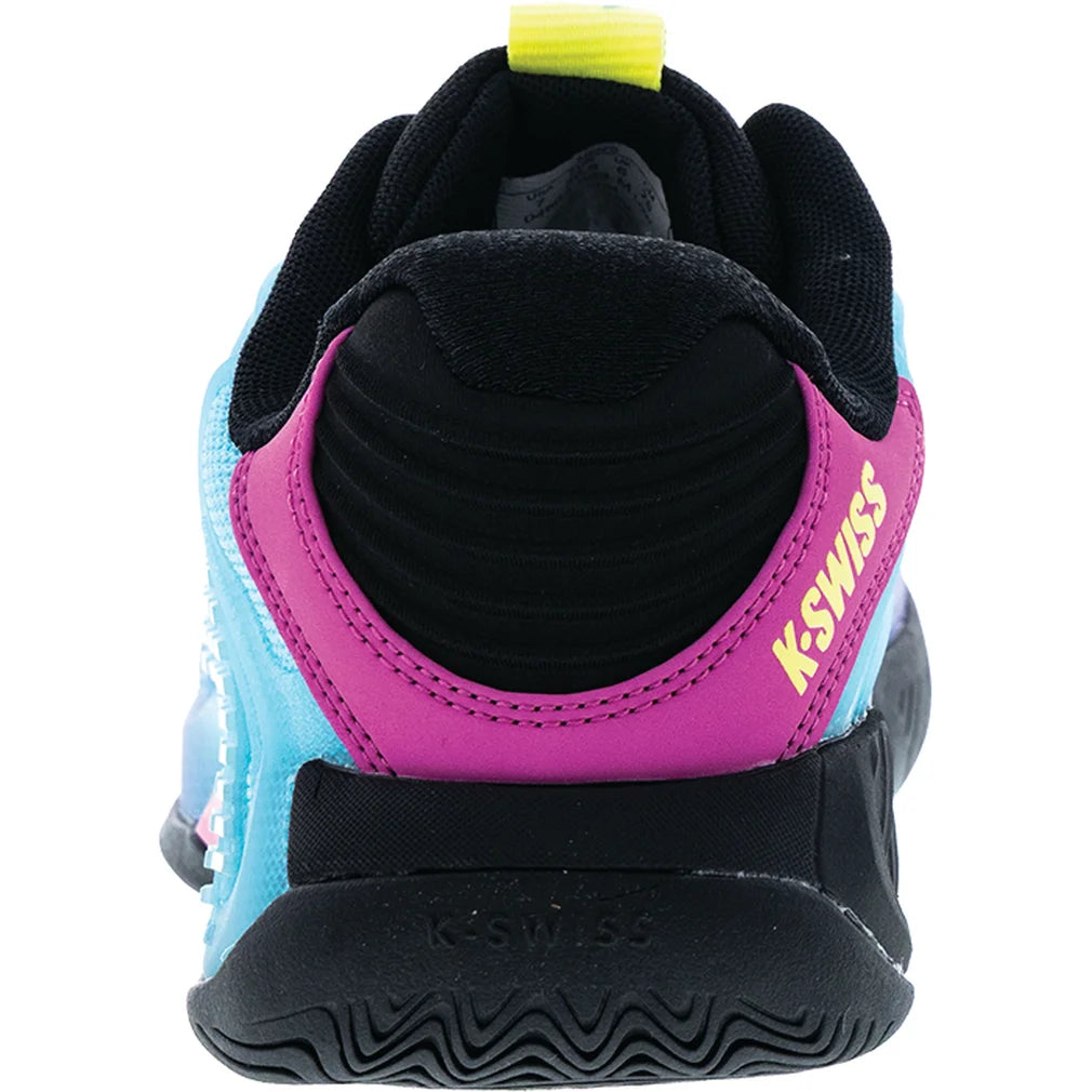 Men's Hypercourt Express 3 Shoes Neon Pink and Neon Blue, K-Swiss, Pickleball Express, 04603-603F26-3