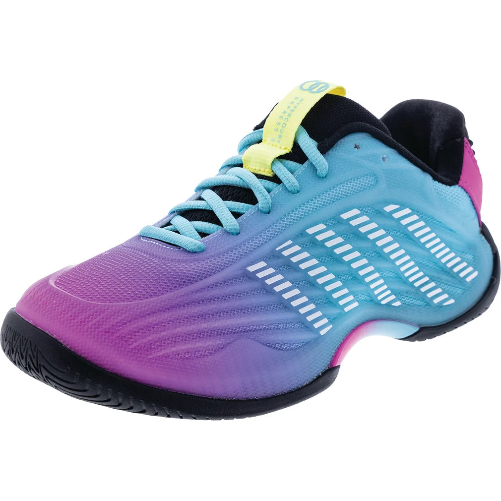 Men's Hypercourt Express 3 Shoes Neon Pink and Neon Blue, K-Swiss, Pickleball Express, 04603-603F26-6