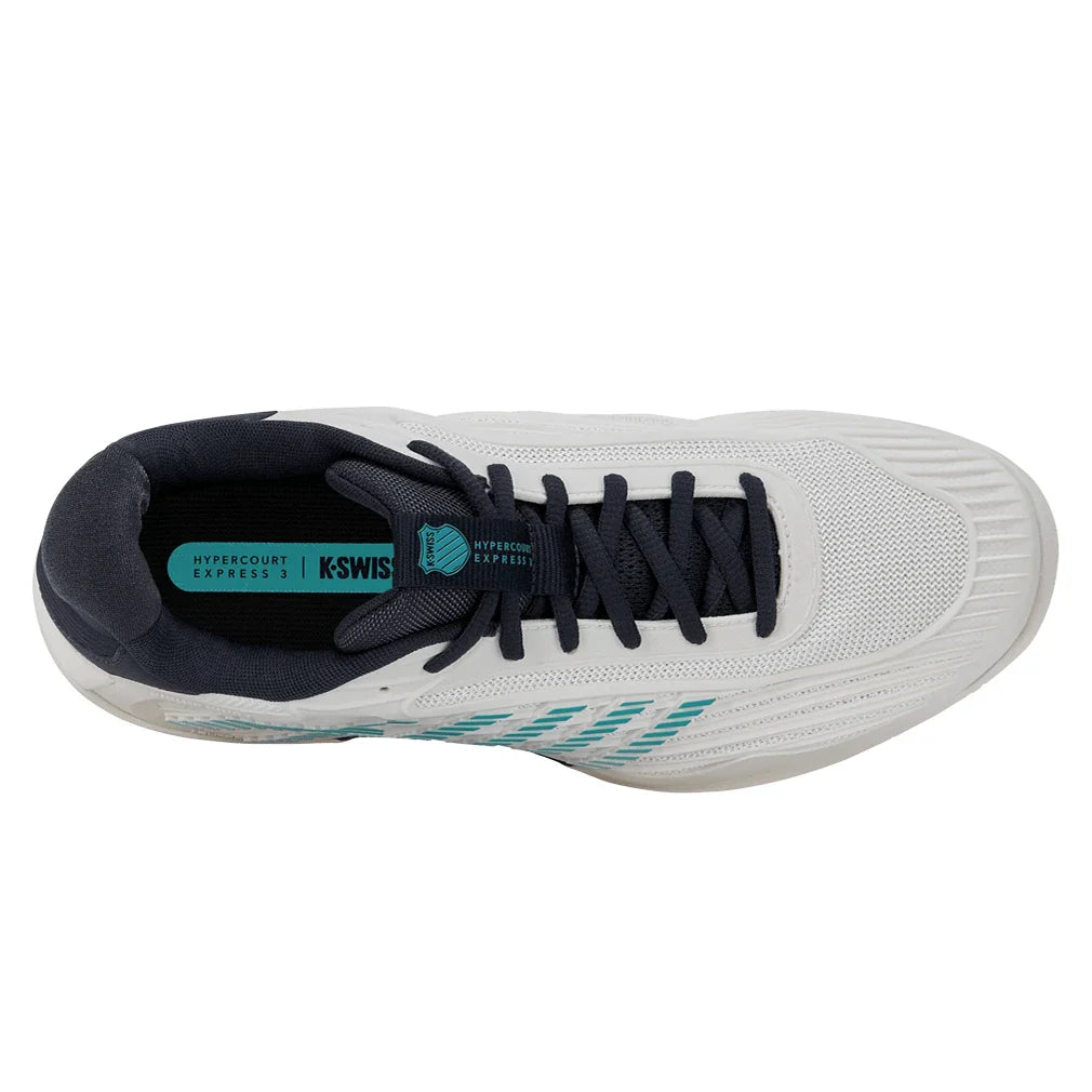Men's Hypercourt Express 3 2E Shoes Blanc de Blanc and Carbon