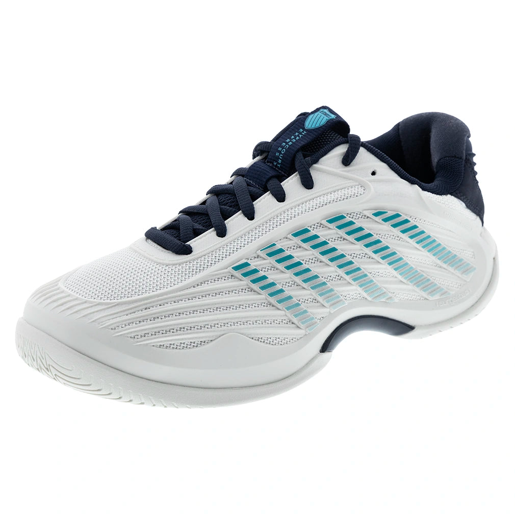 Men's Hypercourt Express 3 2E Shoes Blanc de Blanc and Carbon