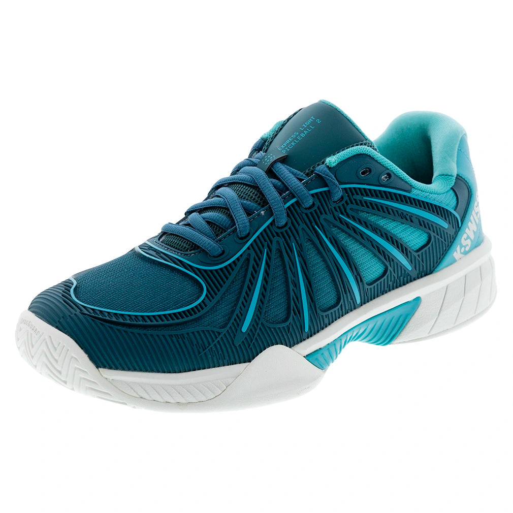 Men's Express Light 2 Pickleball Shoes Miditerranea and Blanc de Blanc