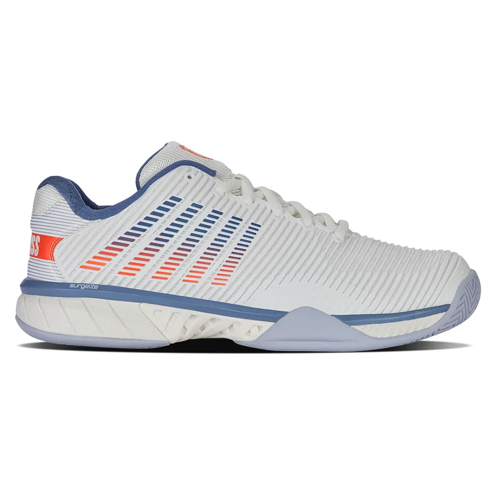 Men's Hypercourt Express 2 Court Shoes Lucent White and Infinity
