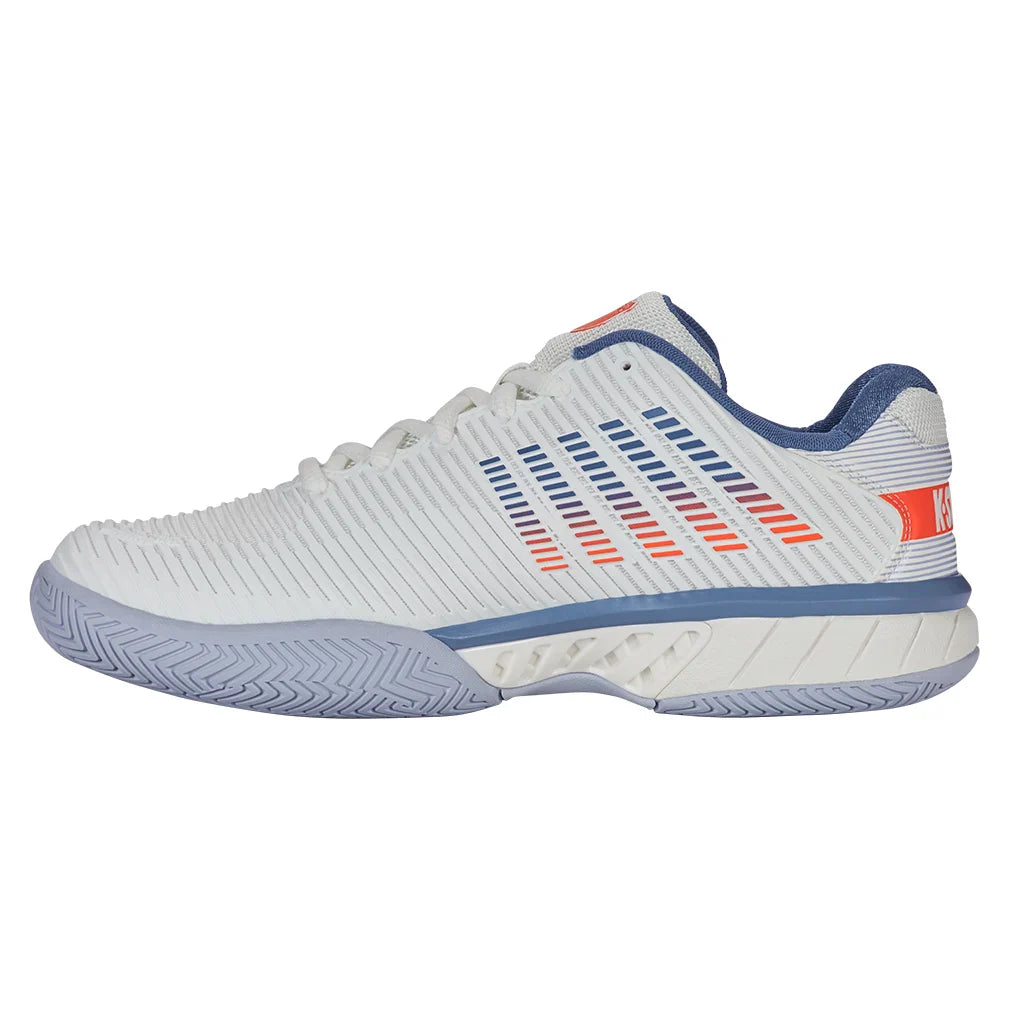 Men's Hypercourt Express 2 Court Shoes Lucent White and Infinity