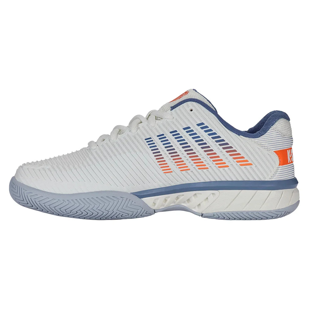 Men's Hypercourt Express 2 Wide Court Shoes Lucent White and Infinity