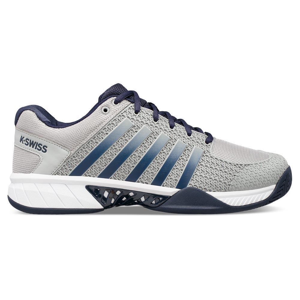 Men's Express Light Wide Pickleball Court Shoes Highrise and White