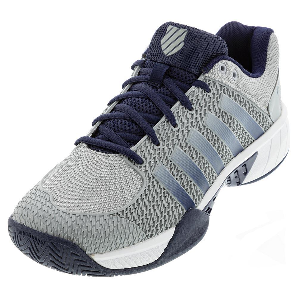 Men's Express Light Wide Pickleball Court Shoes Highrise and White
