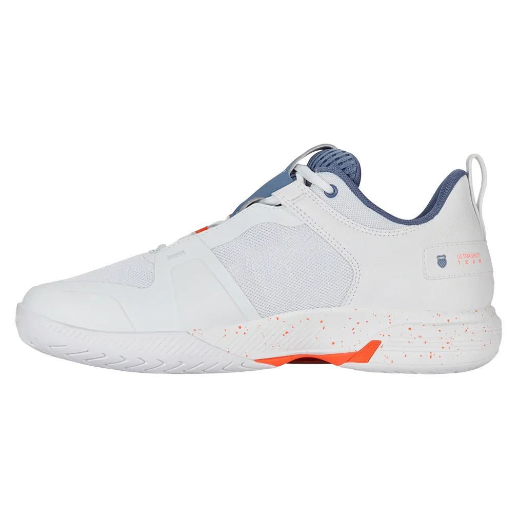 Men's Ultrashot Team Court Shoes White and Infinity