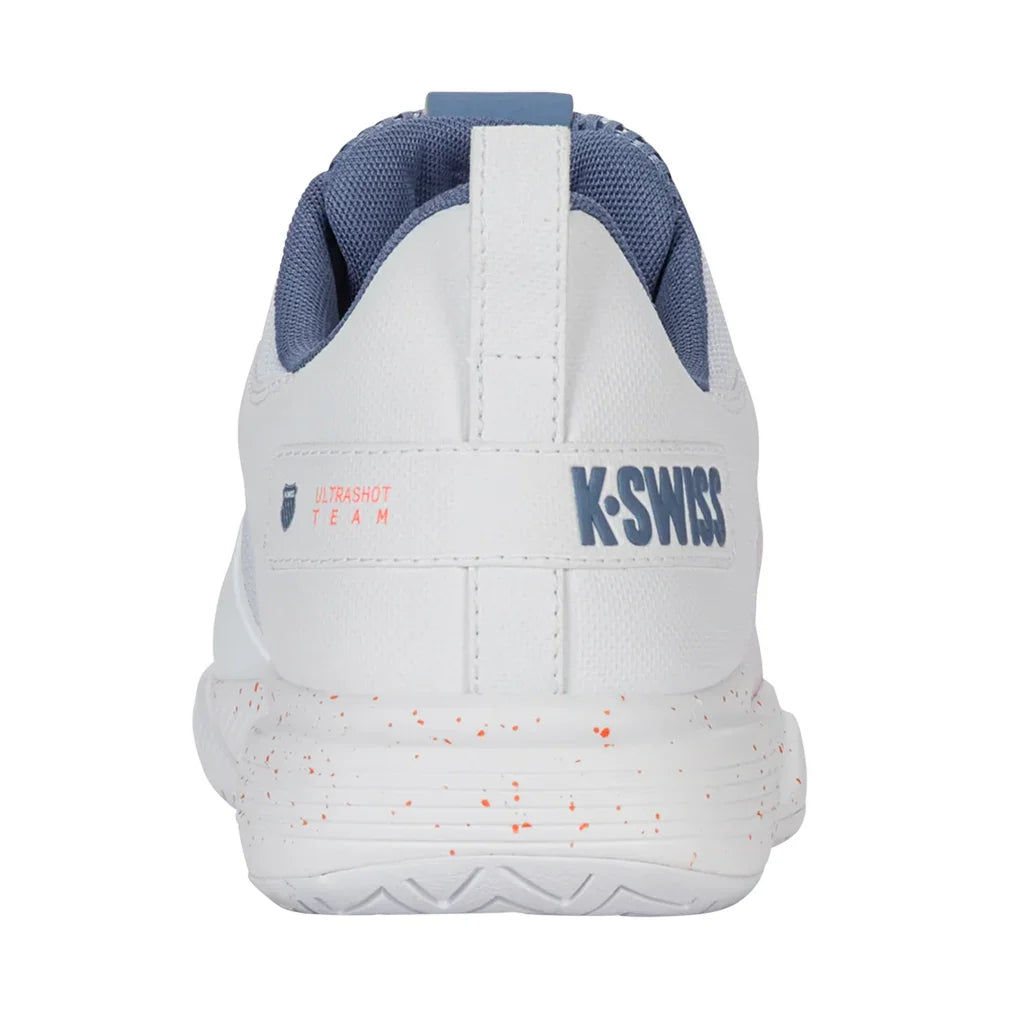 Men's Ultrashot Team Court Shoes White and Infinity