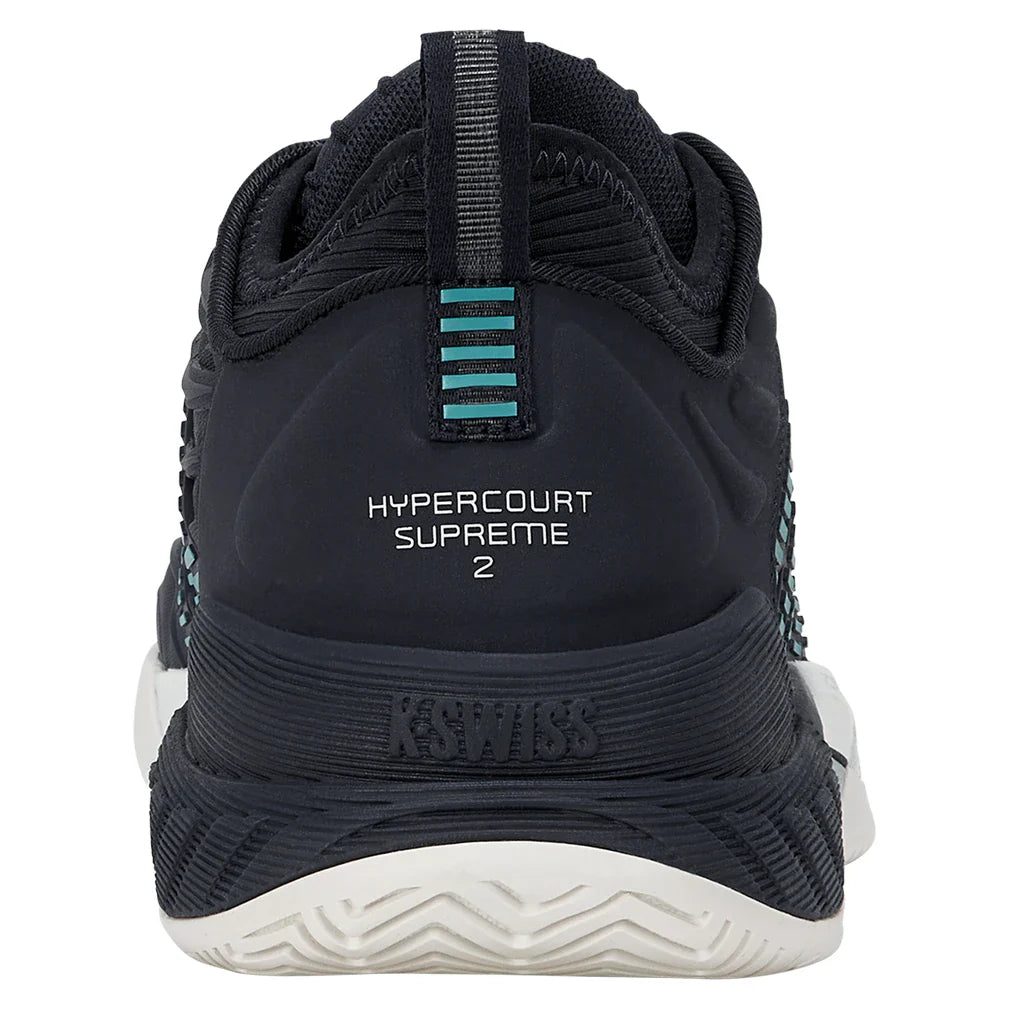 Men's Hypercourt Supreme 2 Tennis Shoes Carbon and Blanc de Blanc,Footwear,K-Swiss,,,Tennis Express,09071-031-4