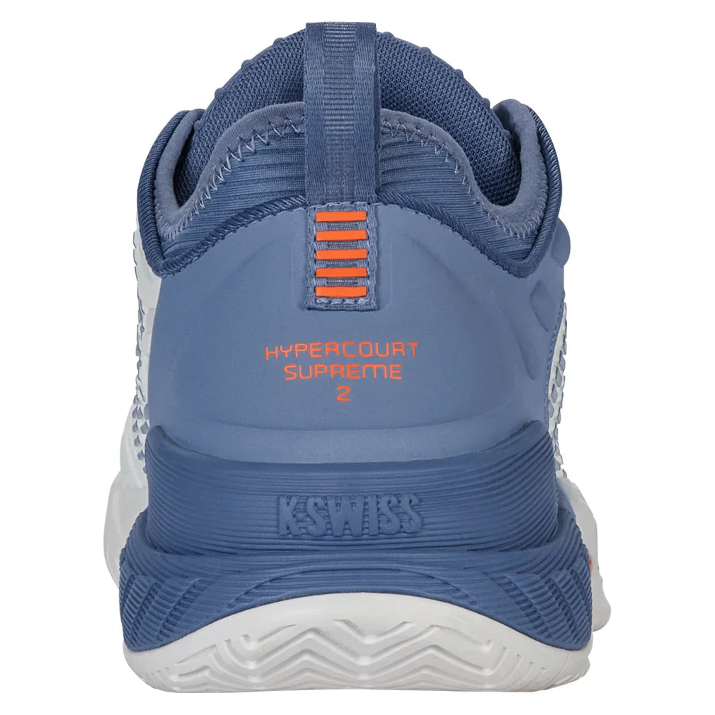 Men's Hypercourt Supreme 2 Court Shoes Lucent White and Infinity