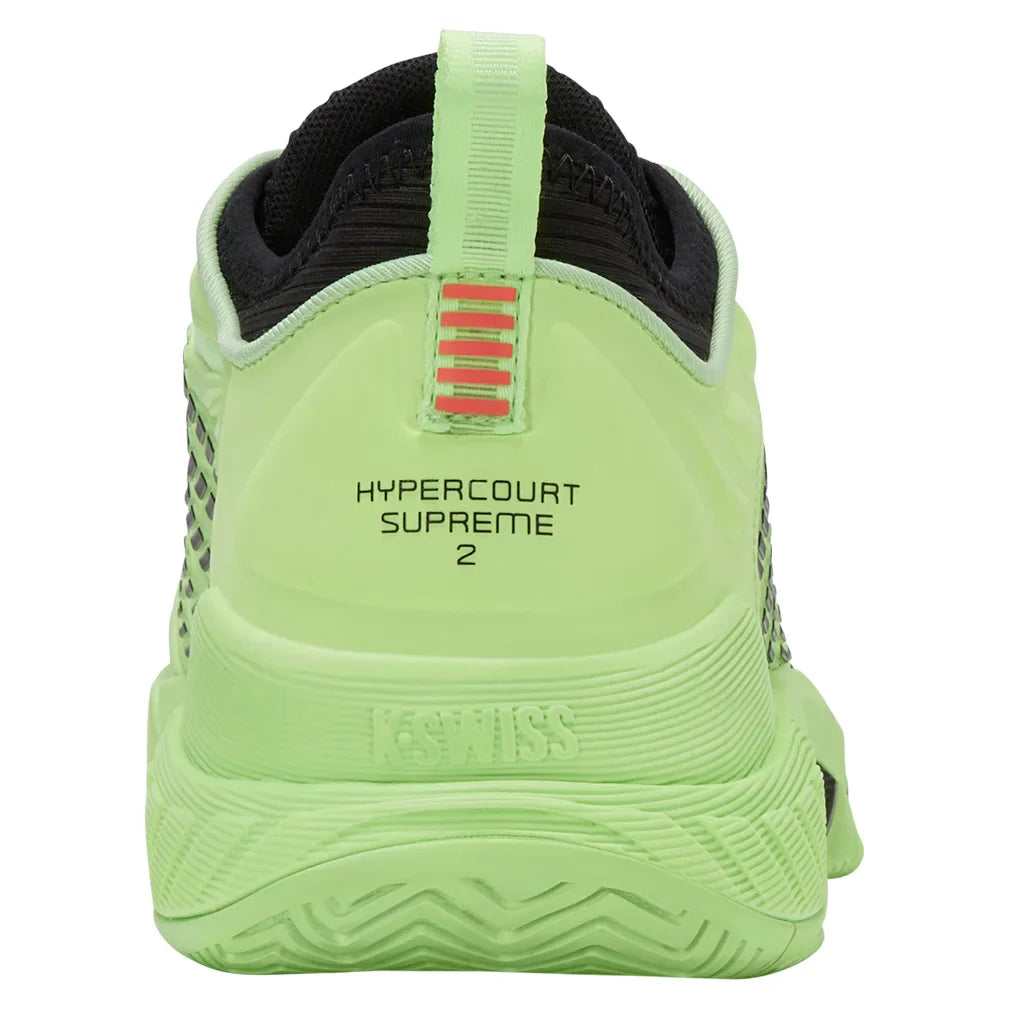 Men's Hypercourt Supreme 2 Shoes Soft Neon Green and Black