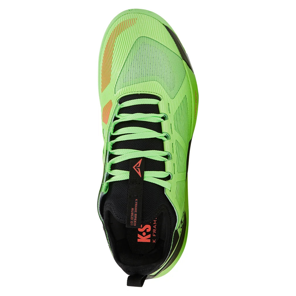 Men's K-Frame Speed Rublo Shoes Soft Neon Green and Black