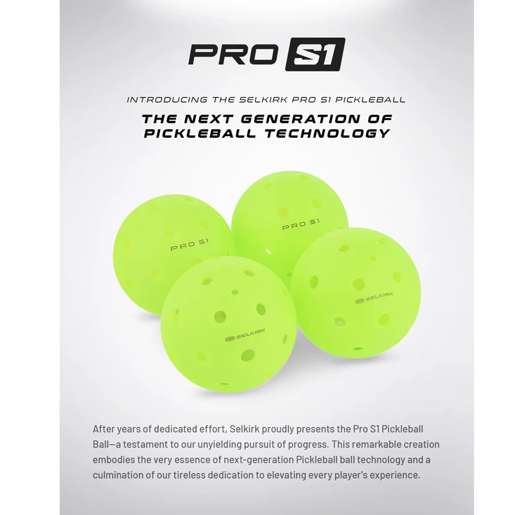 Pro S1 Pickleballs 4-Pack