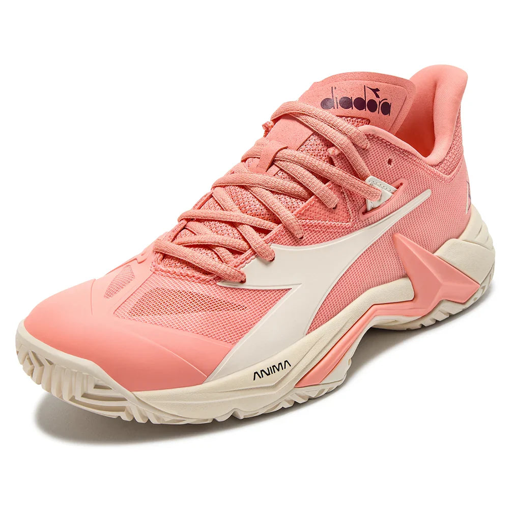 Women's B.Icon 3 AG Court Shoes Desert Flower and Whisper White
