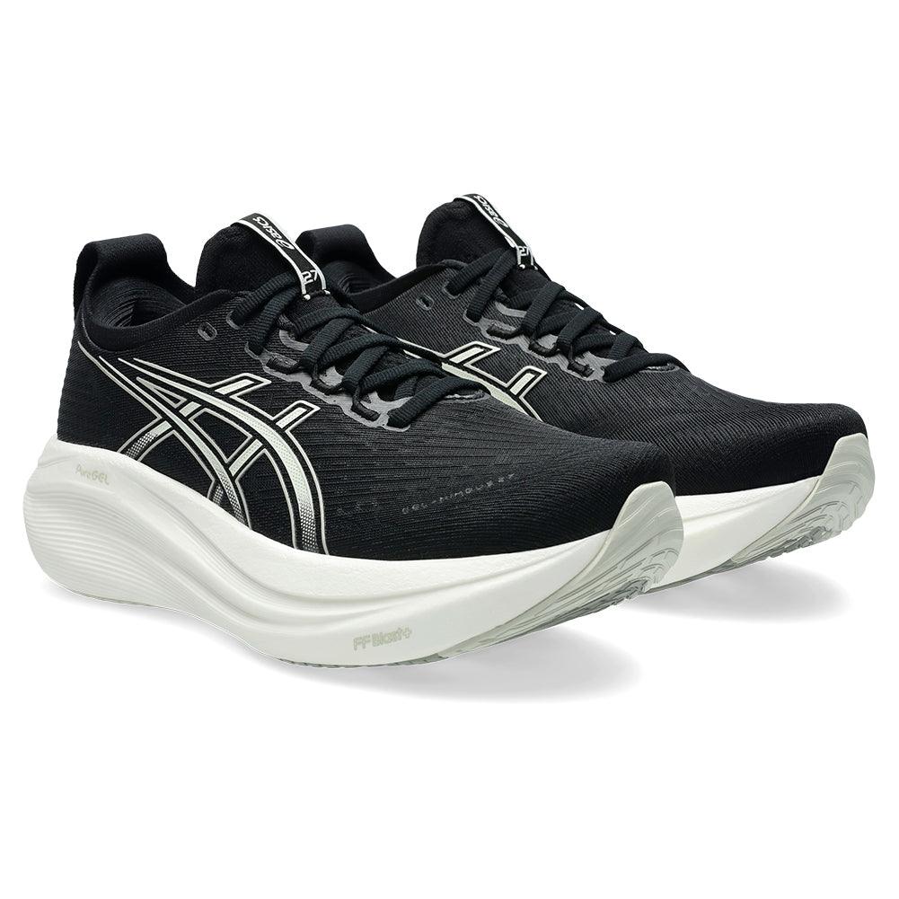 Women's GEL-Nimbus 27 Running Court Shoes Black and Lake Grey