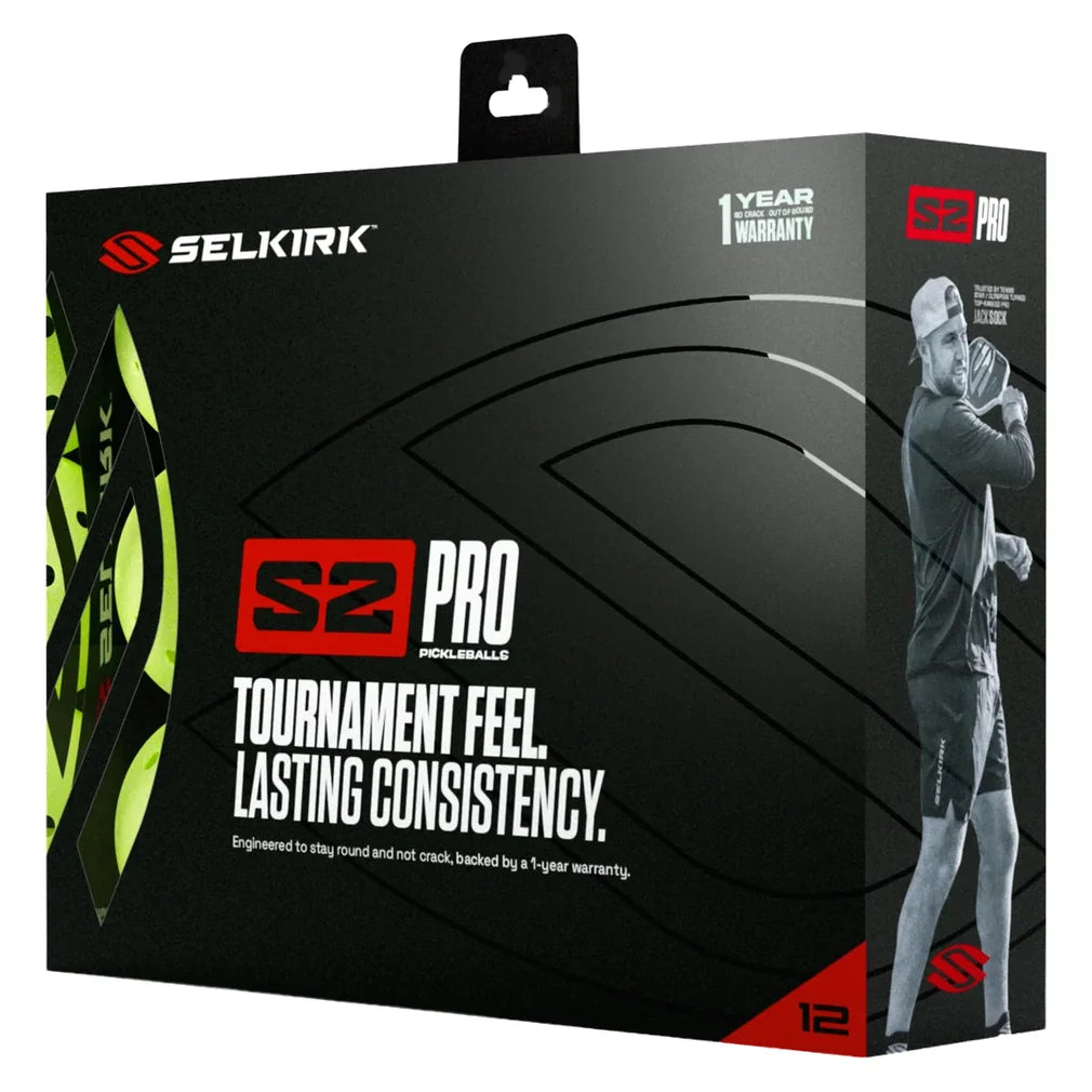 S2 Pro Pickleball 12 Pack, Selkirk, Pickleball Express, 10206-S2PROBALL-12PK-1