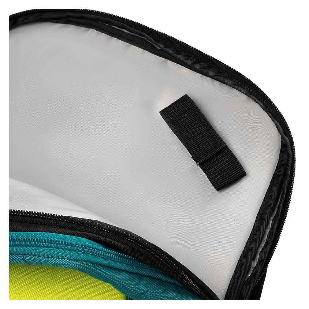 SX Performance Tennis Backpack Teal and Black