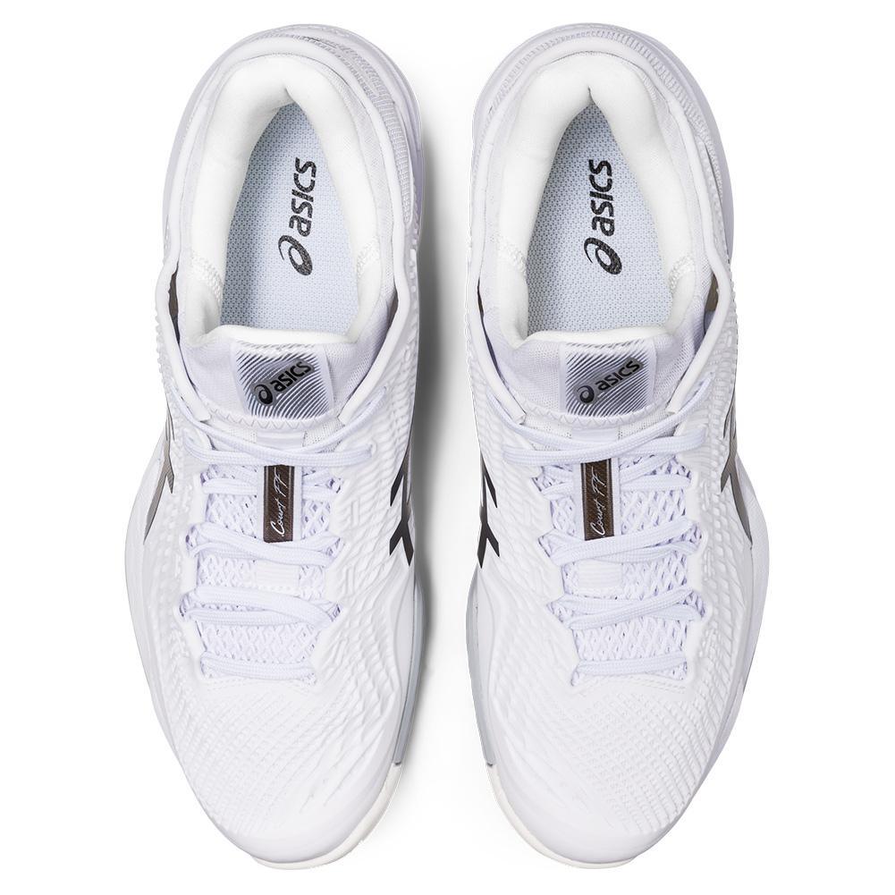 Men's Court FF 3 Court Shoes White and Black