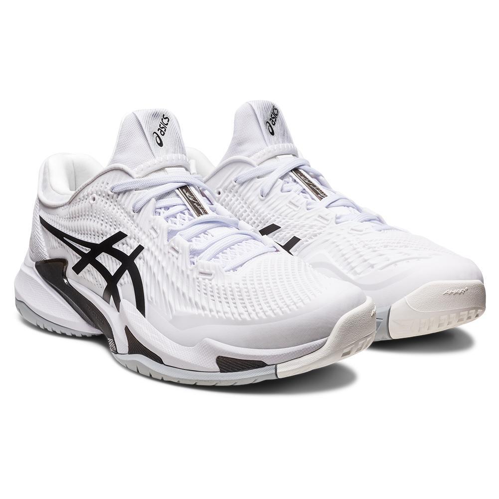 Men's Court FF 3 Court Shoes White and Black