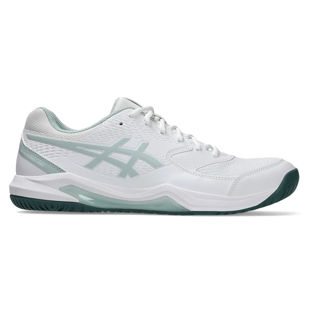 Men's GEL-Dedicate 8 Shoes White and Cold Moss