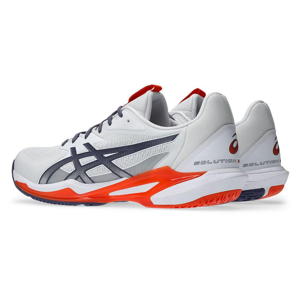Men's Solution Speed FF 3 Court Shoes White and Greyish Purple