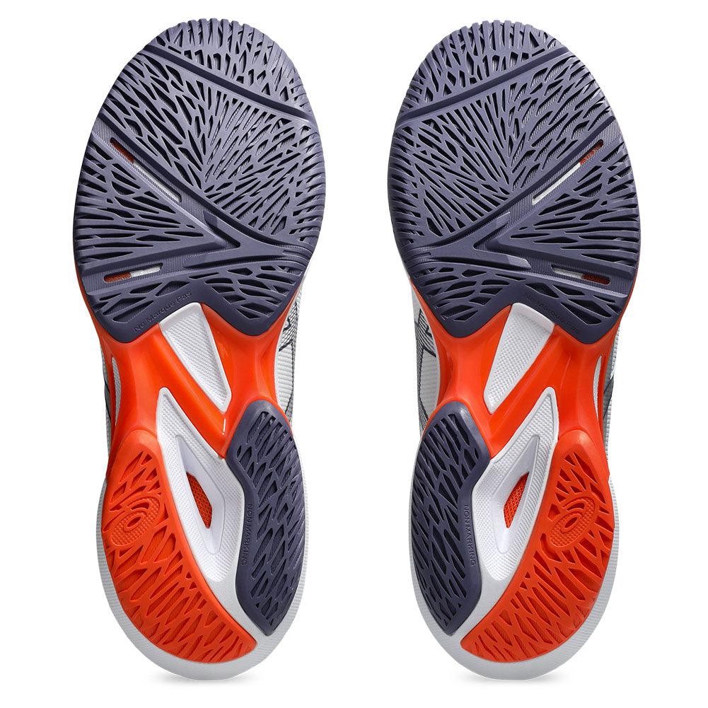 Men's Solution Speed FF 3 Court Shoes White and Greyish Purple