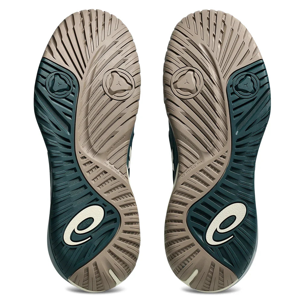 Men's GEL-Resolution X Court Shoes Saxon Green and Birch