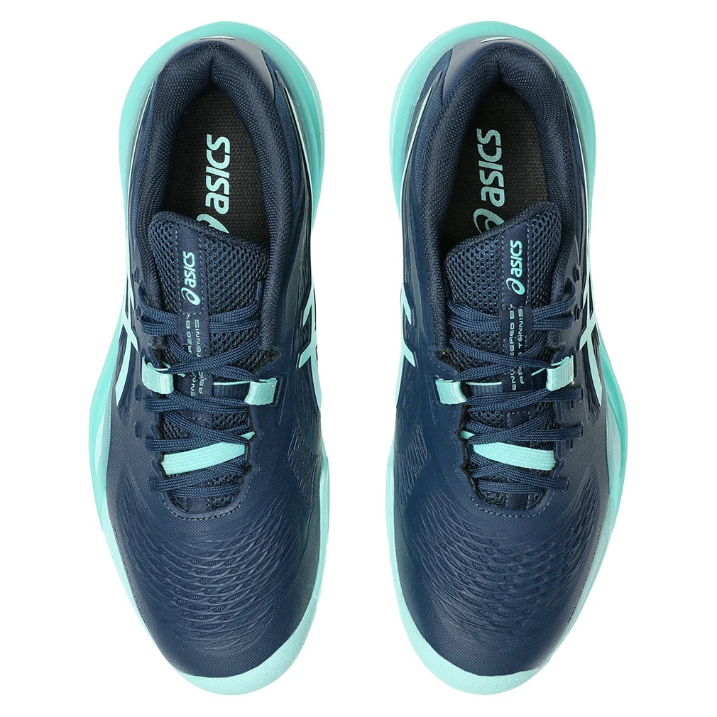 Men's GEL-Resolution X Shoes Night Sky and Illuminate Mint