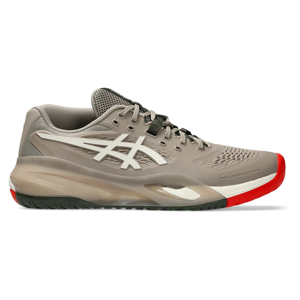 Men's GEL-Resolution X Wide Shoes Greige and Soft Oat