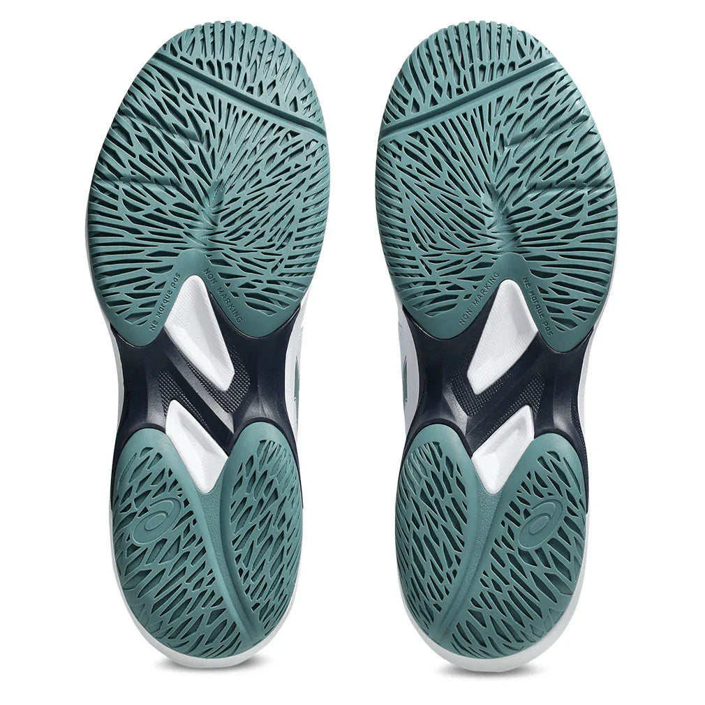 Men's Game FF Shoes White and Foggy Teal