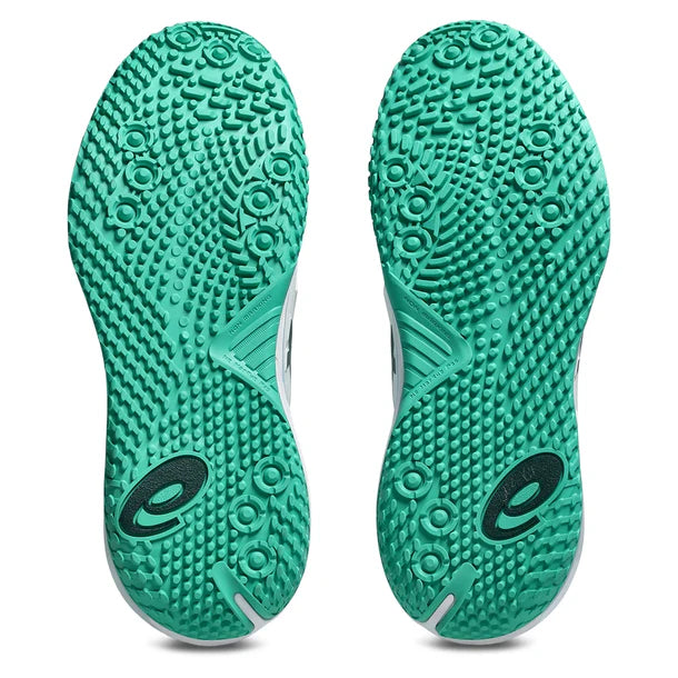 Men's GEL-Resolution X Omnicourt Shoes White and Dark Neptune