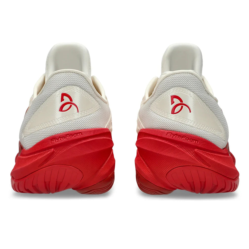 Men's Court FF 3 Novak Court Shoes Cream and Classic Red