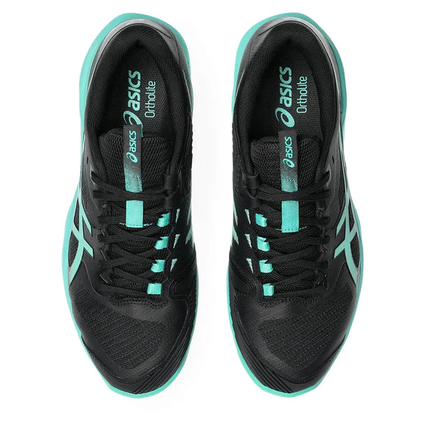 Men's Solution Speed FF 4 Shoes Black and Aurora Green