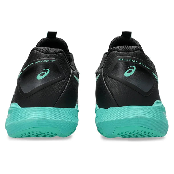 Men's Solution Speed FF 4 Shoes Black and Aurora Green