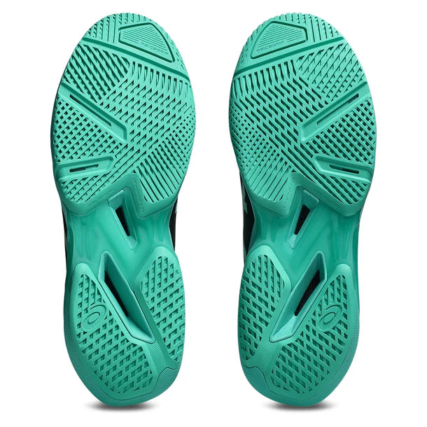 Men's Solution Speed FF 4 Shoes Black and Aurora Green