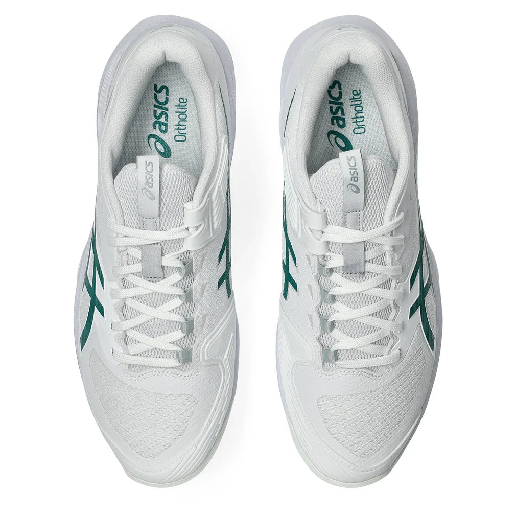 Men's Solution Speed FF 4 Shoes White and Pitch Green