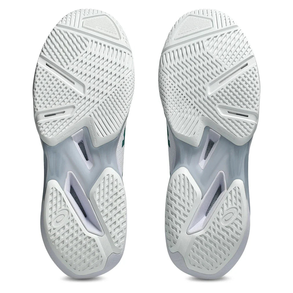Men's Solution Speed FF 4 Shoes White and Pitch Green