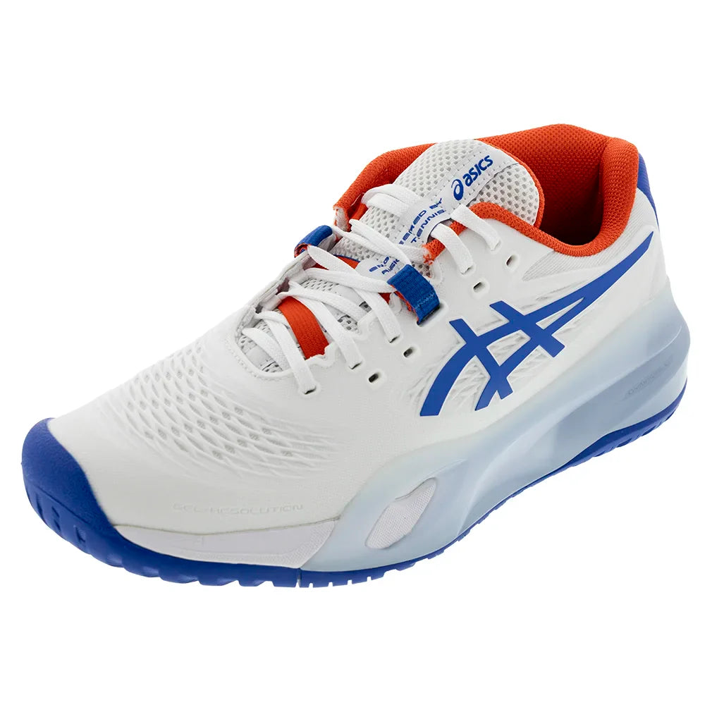 Men's GEL-Resolution X Court Shoes White and Imperial