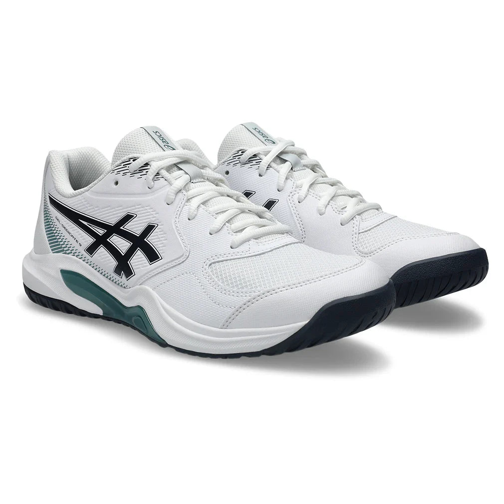 Men's GEL-Dedicate 9 Shoes White and Midnight