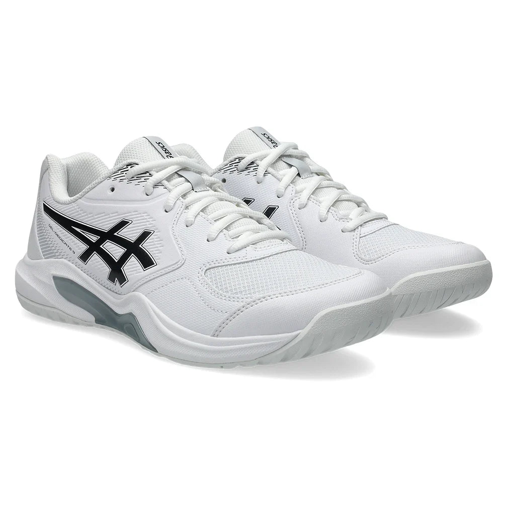 Men's GEL-Dedicate 9 Shoes White and Black